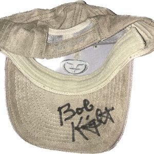 Bob knight autographed fly fisherman’s hat-authentic